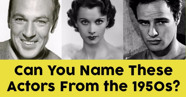 Can You Name These Actors From the 1950s? | QuizPug