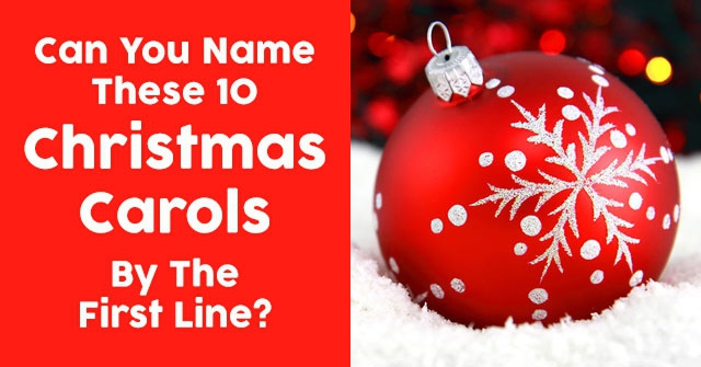 Can You Name These 10 Christmas Carols By The First Line? | QuizPug