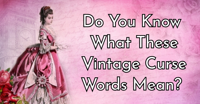 Do You Know What These Vintage Curse Words Mean?