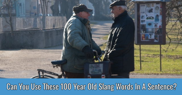 Can You Use These 100 Year Old Slang Words In A Sentence?